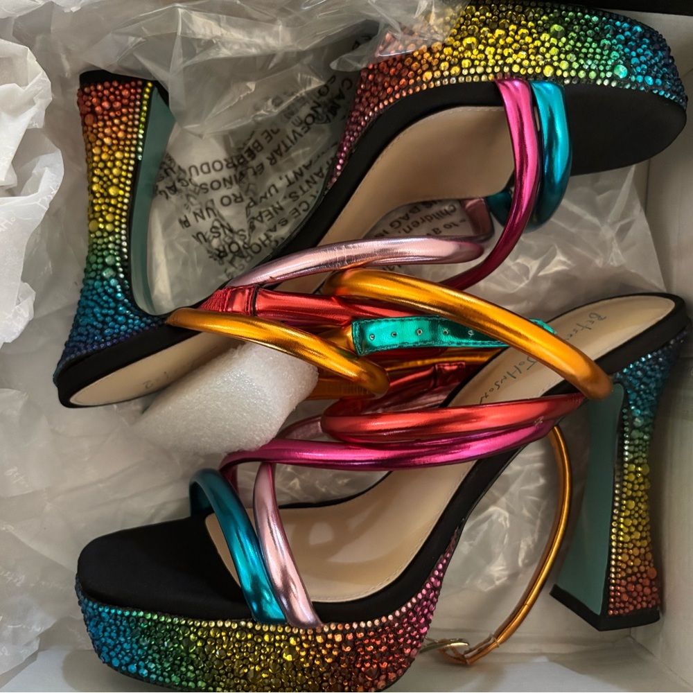 Maeve Multicolor Strappy Heels
